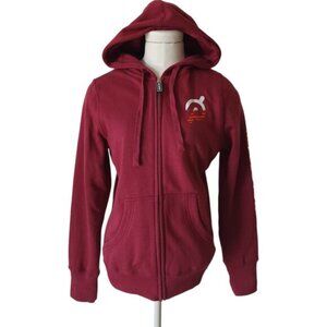 Peloton Pink Zip Up Fleece Lined Hoodie Sweater